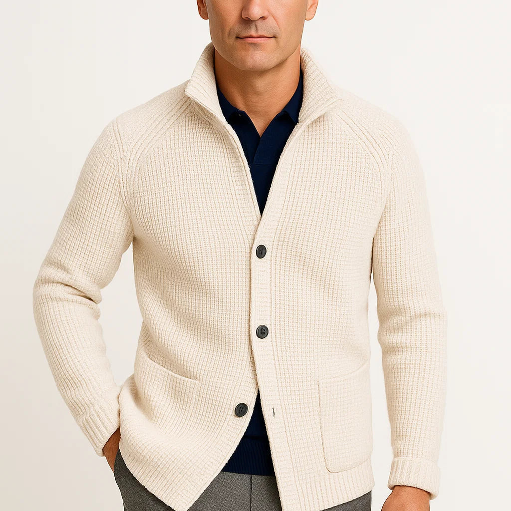 NEVANE | CARDIGAN EN LAINE TRICOTÉ POUR HOMMES