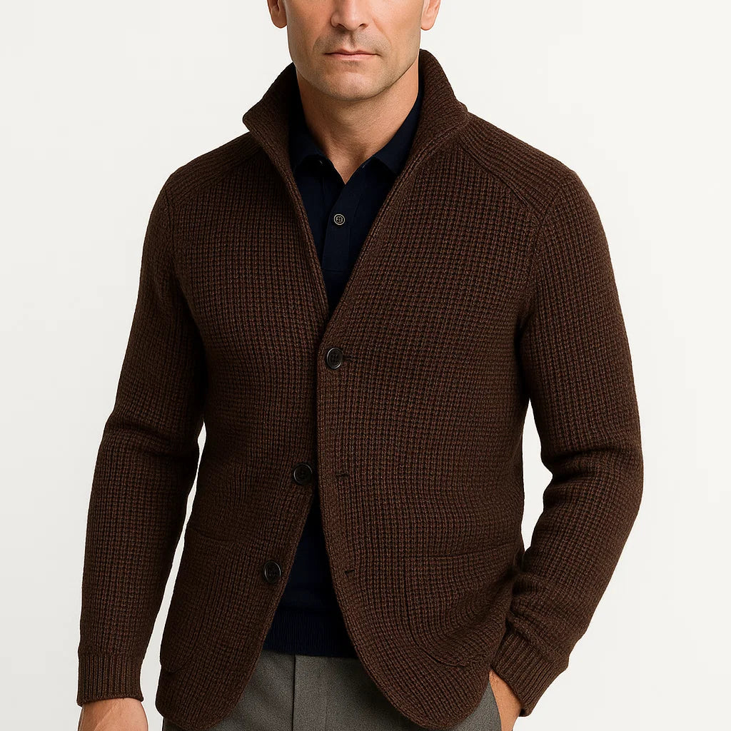 NEVANE | CARDIGAN EN LAINE TRICOTÉ POUR HOMMES