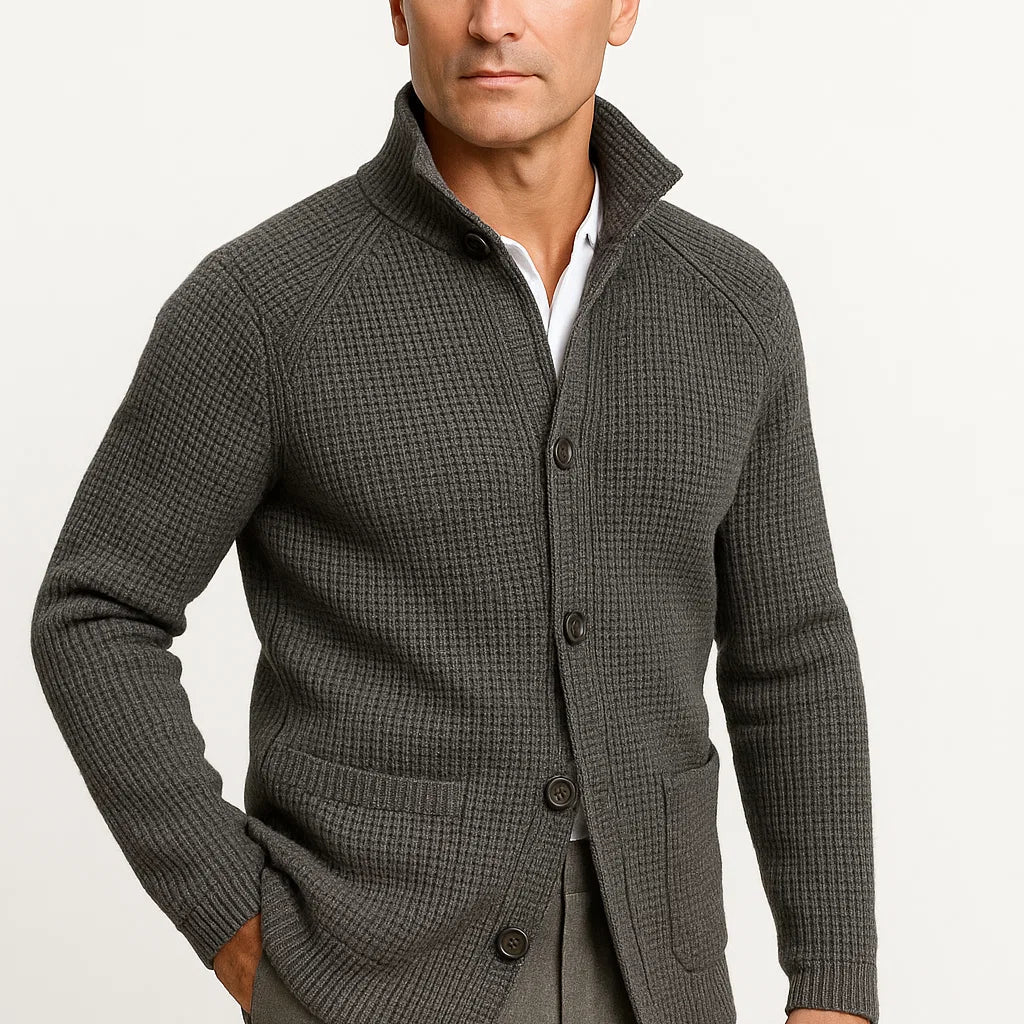 NEVANE | CARDIGAN EN LAINE TRICOTÉ POUR HOMMES
