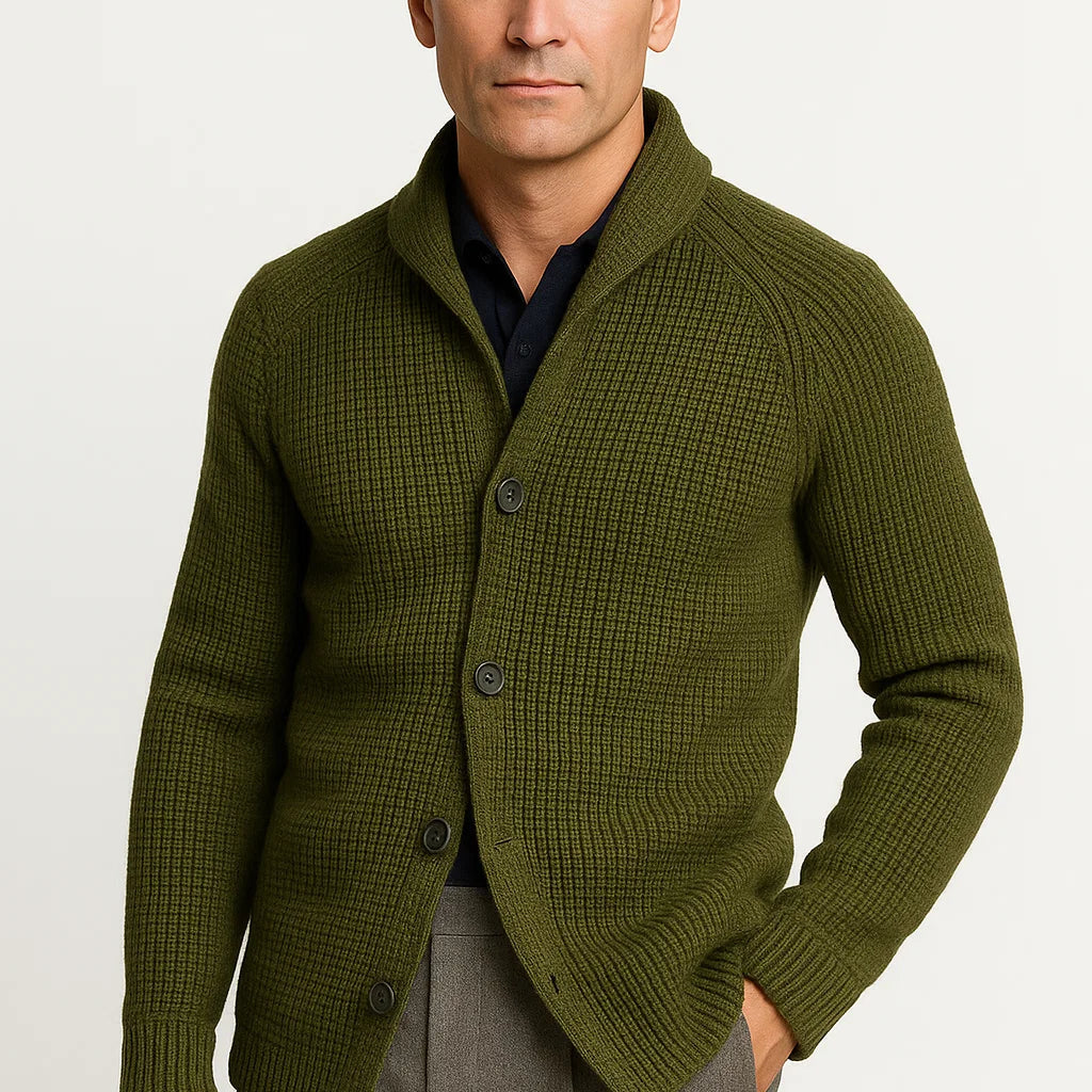 NEVANE | CARDIGAN EN LAINE TRICOTÉ POUR HOMMES