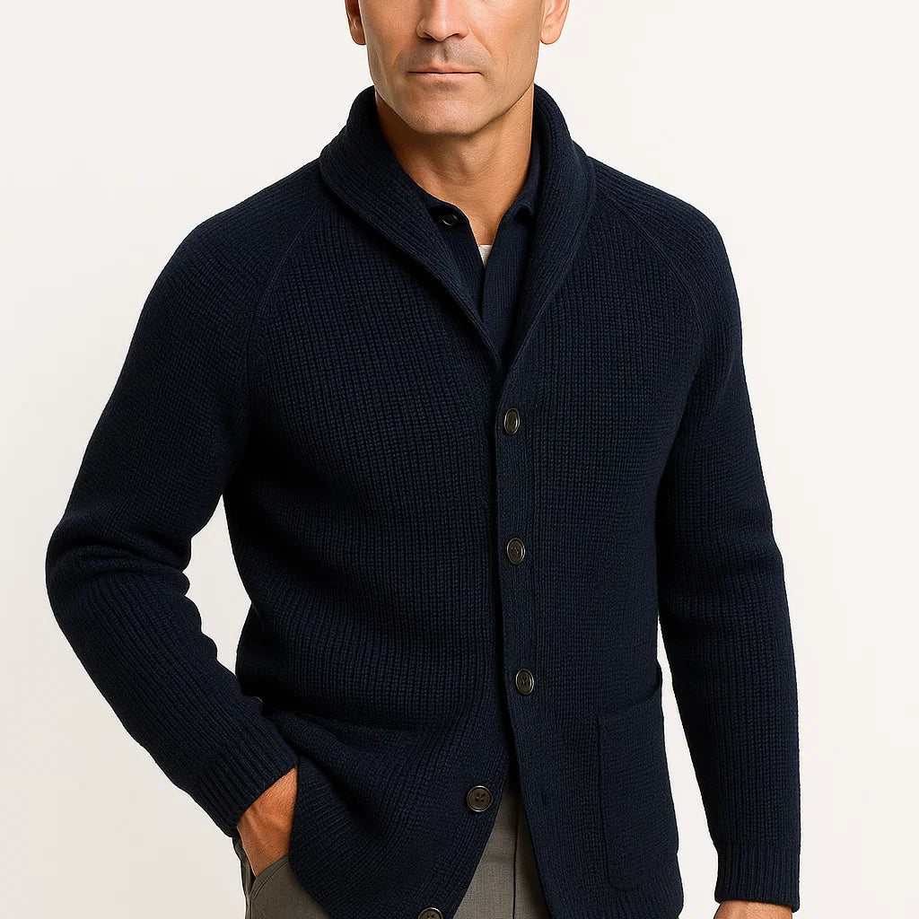 NEVANE | CARDIGAN EN LAINE TRICOTÉ POUR HOMMES