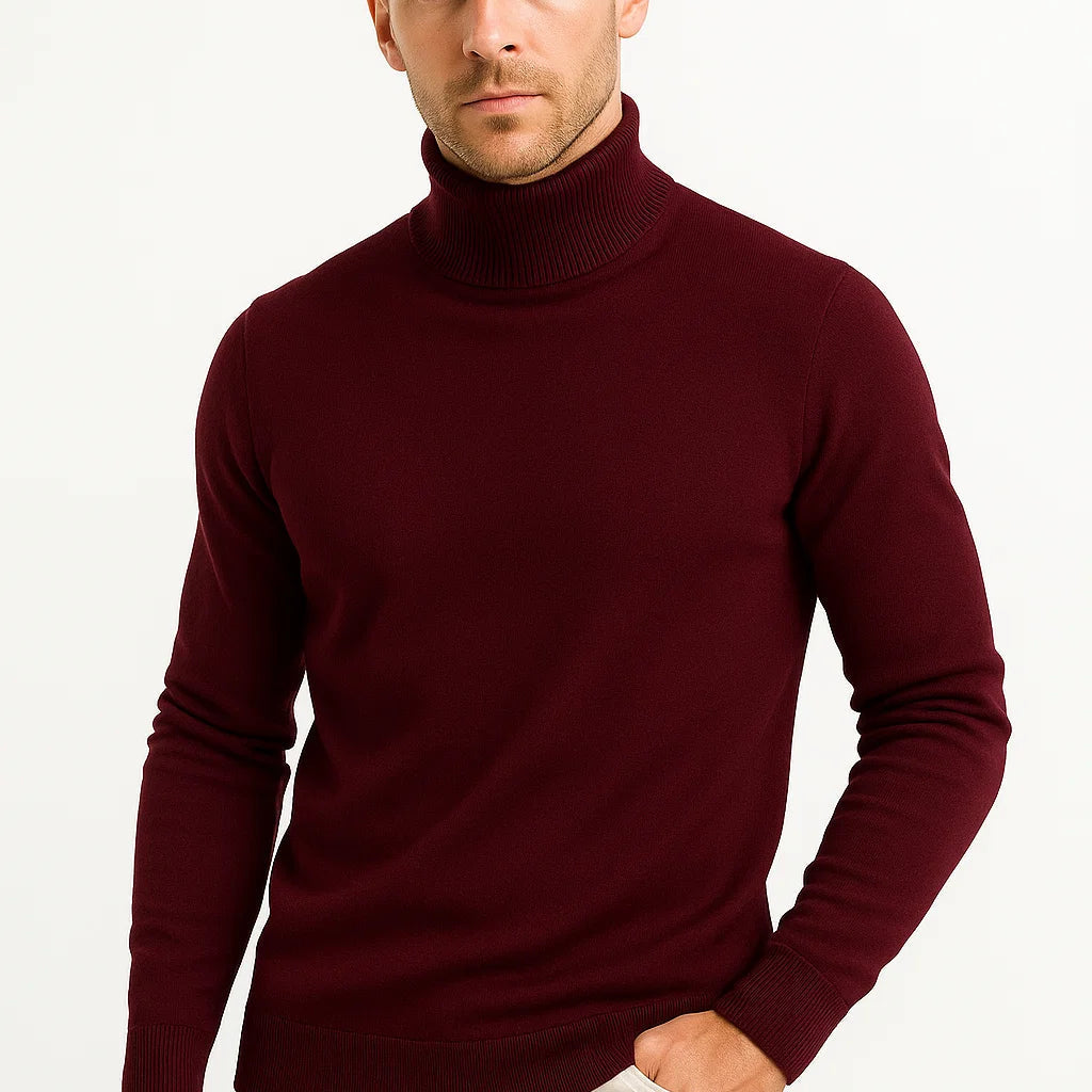 NEVANE | COL ROULE EN LAINE VIERGE POUR HOMME