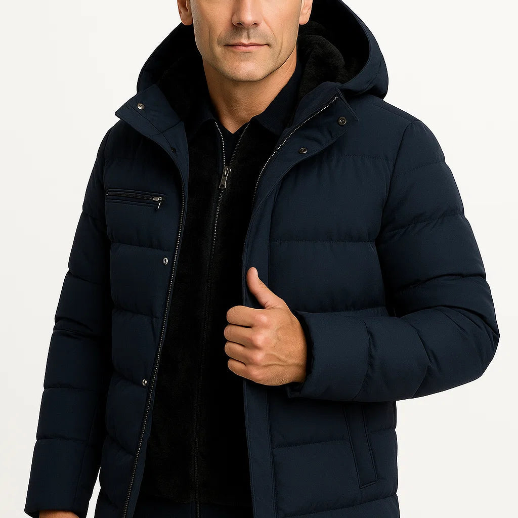 NEVANE | VESTE D'HIVER MATELASSÉE OVERSIZE POUR HOMMES