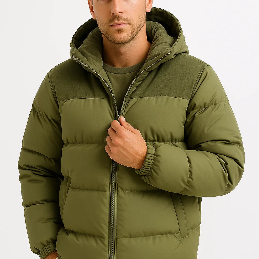 NEVANE | VESTE MATELASSÉE À CAPUCHE LÉGÈRE POUR HOMMES