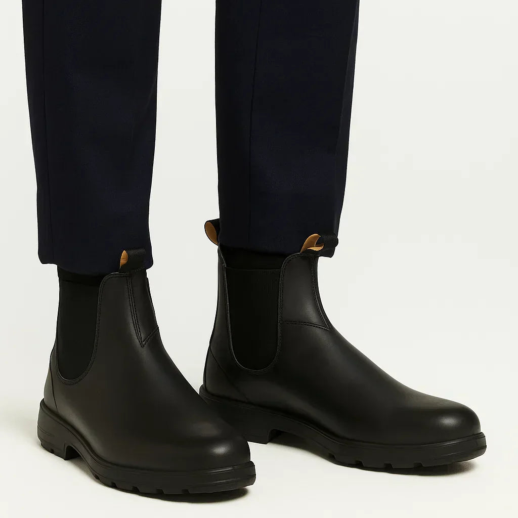 NEVANE | BOTTINES CHELSEA EN CUIR VERNIS POUR HOMMES