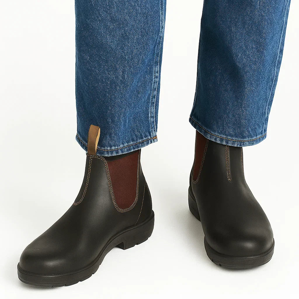 NEVANE | BOTTINES CHELSEA EN CUIR VERNIS POUR HOMMES
