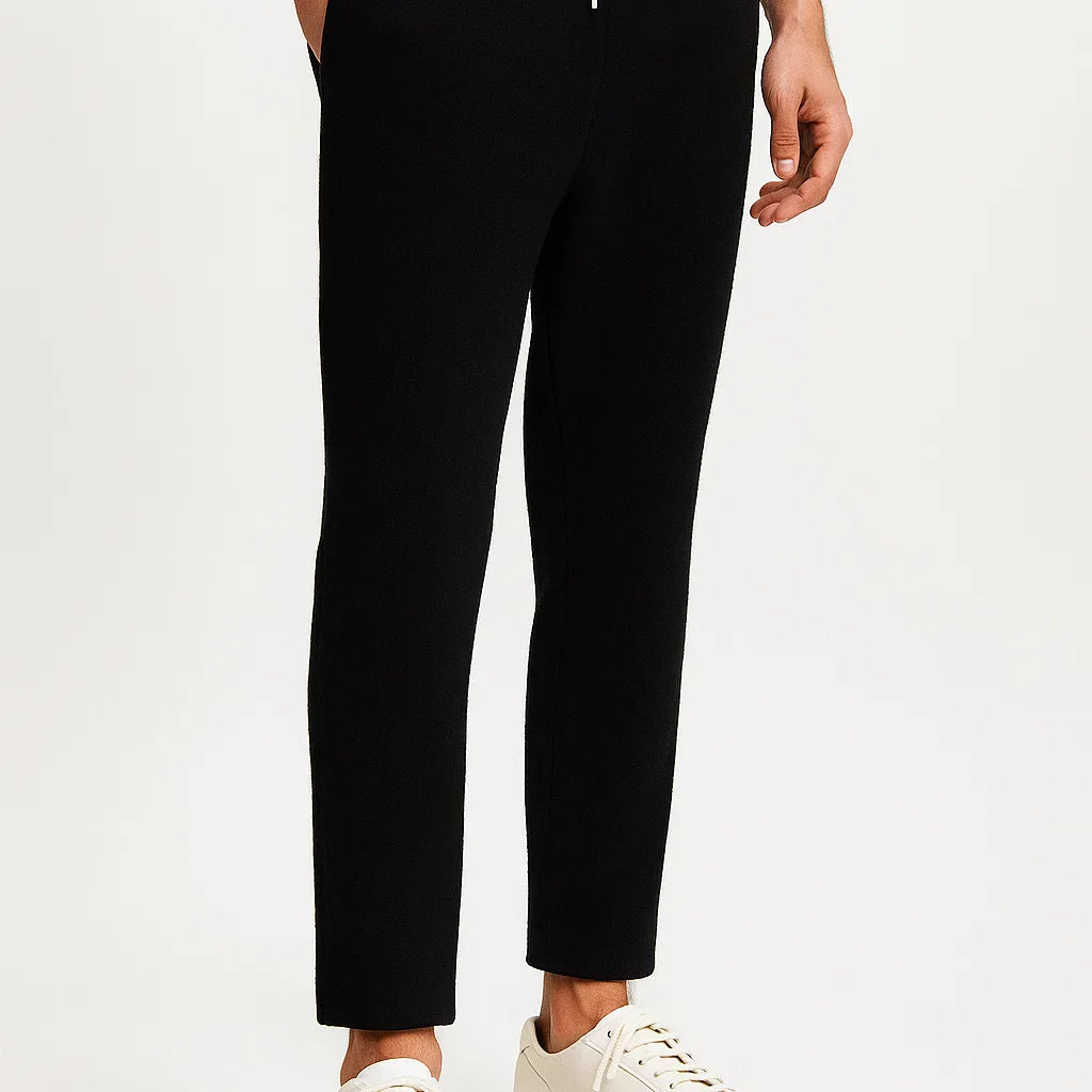 NEVANE | PANTALON À TAILLE HAUTE EN LAINE MÉRINOS POUR HOMMES