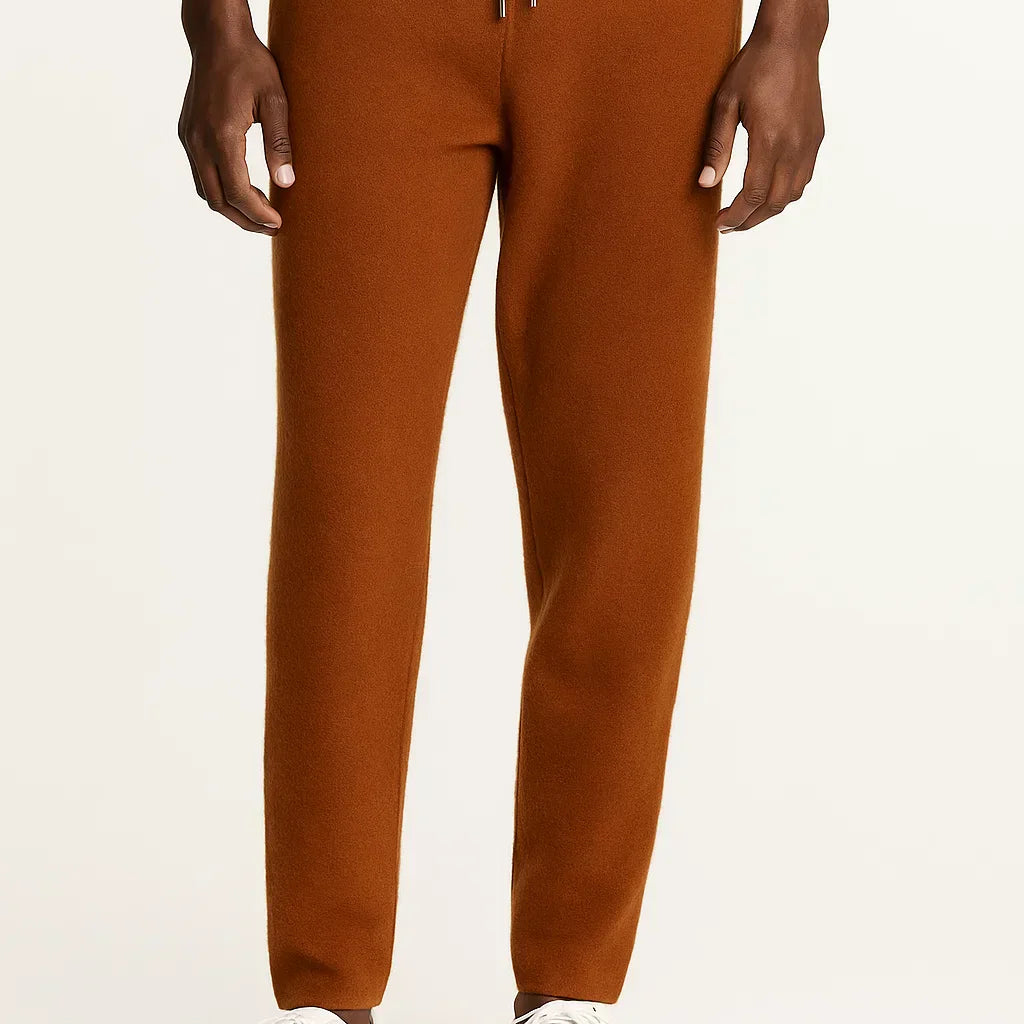 NEVANE | PANTALON À TAILLE HAUTE EN LAINE MÉRINOS POUR HOMMES