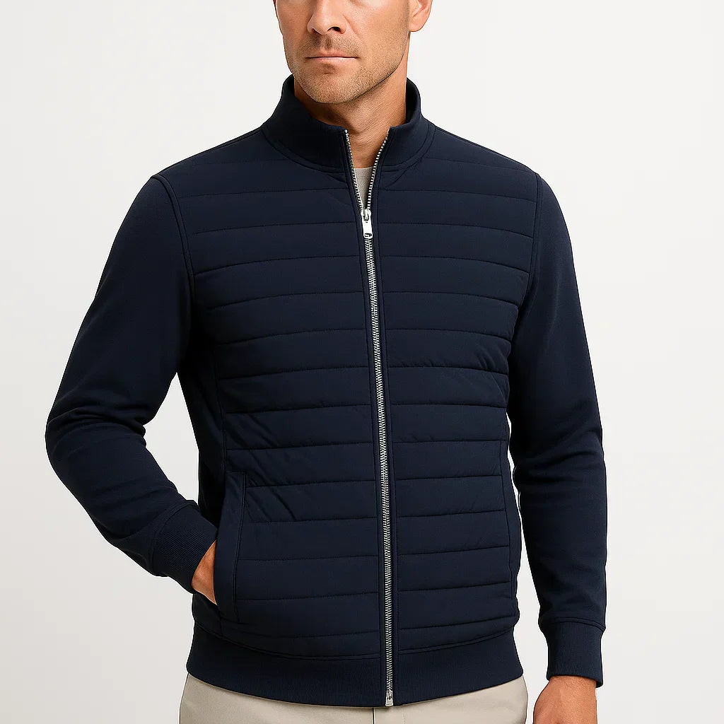 NEVANE | VESTE À MANCHES EN MAILLE HYBRIDE POUR HOMMES
