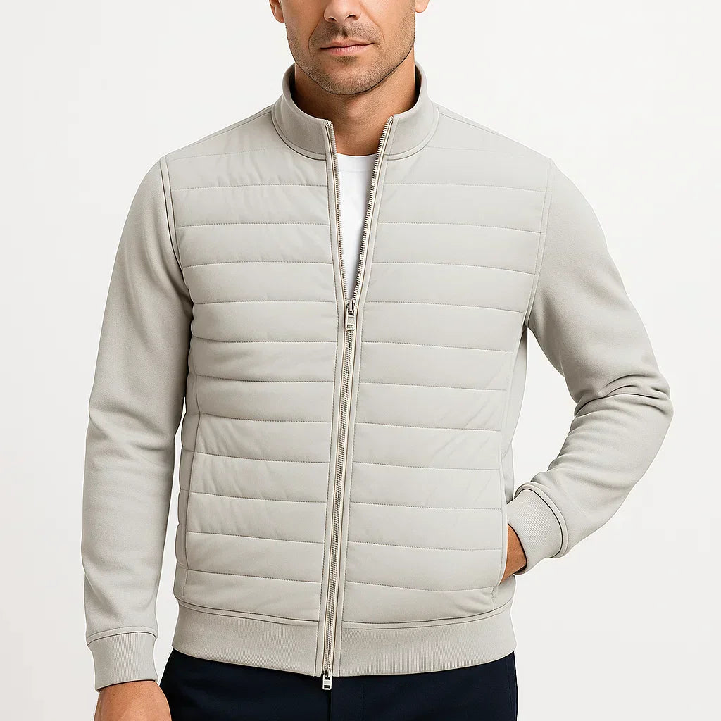 NEVANE | VESTE À MANCHES EN MAILLE HYBRIDE POUR HOMMES